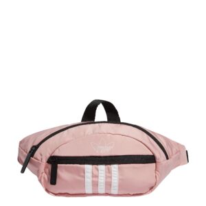 adidas originals national waist pack, glory pink/white, one size