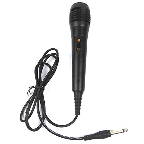 Karaoke Singing Machine Microphone System Unidirectional Dynamic Microphone with 5 Ft. Cord, XLR