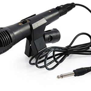 Karaoke Singing Machine Microphone System Unidirectional Dynamic Microphone with 5 Ft. Cord, XLR