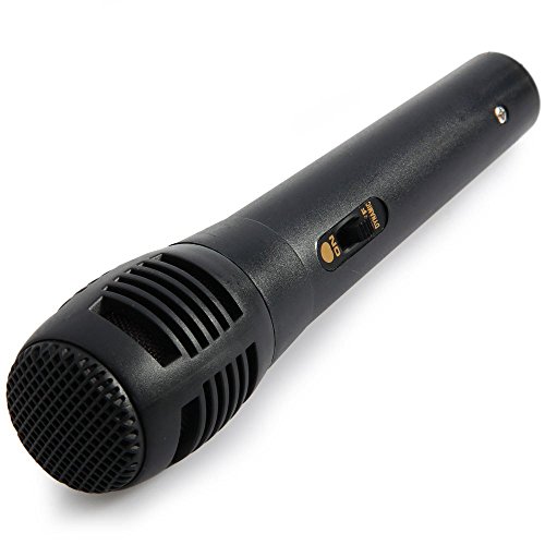 Karaoke Singing Machine Microphone System Unidirectional Dynamic Microphone with 5 Ft. Cord, XLR