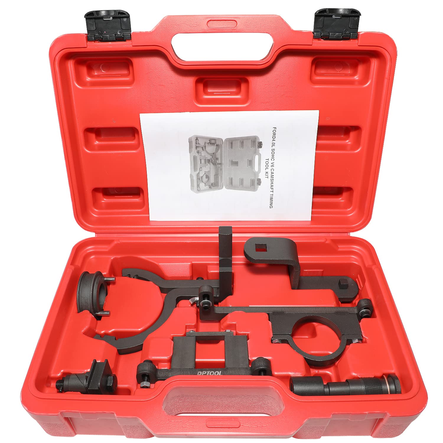 DPTOOL Camshaft Timing Tool Kit for Ford Land Rover Explorer Mustang Ranger Mercury Mountaineer Mazda 4.0L 4015CC SOHC V6 8 Pieces