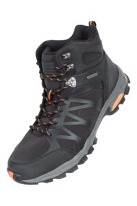 mountain warehouse trekker ii mens softshell waterproof hiking boots black 13 m us men