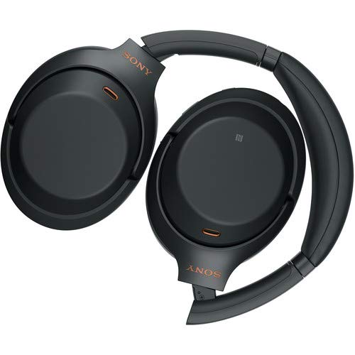 Sony WH-1000XM3 Wireless Noise-Canceling Over-Ear Headphones (Black) Bundle with 2X USB Adapters and More