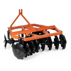 titan attachments notched disc harrow 5 ft. 3 point category 1