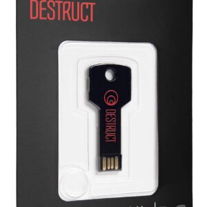 DESTRUCT USB Gadget - Military Grade Hard Drive Wiper - Permanently Erase All Data on PC and Laptops Before Selling