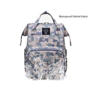 Starte Camo Diaper Bag Backpack, Large Multifunction Waterproof Travel Backpacks for Mom/Dad with Insulated Pockets&Stroller Straps,Durable Maternity Baby Nappy Bags