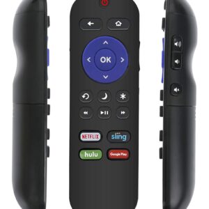 NS-RCRUS-17 Remote Control Replacement fit for Insignia Roku TV NS-55DR620NA18 NS-65DR620NA18 NS-50DR620CA18 NS-55DR620CA18 NS-39DR510NA17 NS24ER310NA17 NS32DR310NA17