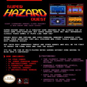 Super Hazard Quest - The Board-Game Played Like a Retro Pixel Video Game!