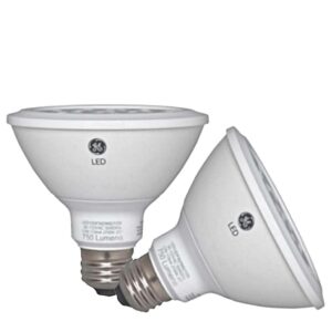 ge lighting 43094 12 watt e26 par30 soft white led dimmable relax hd light bulbs 2 count