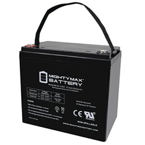 Mighty Max Battery 12V 55AH Internal Thread Battery Replaces Toro LX420 Lawn and Garden