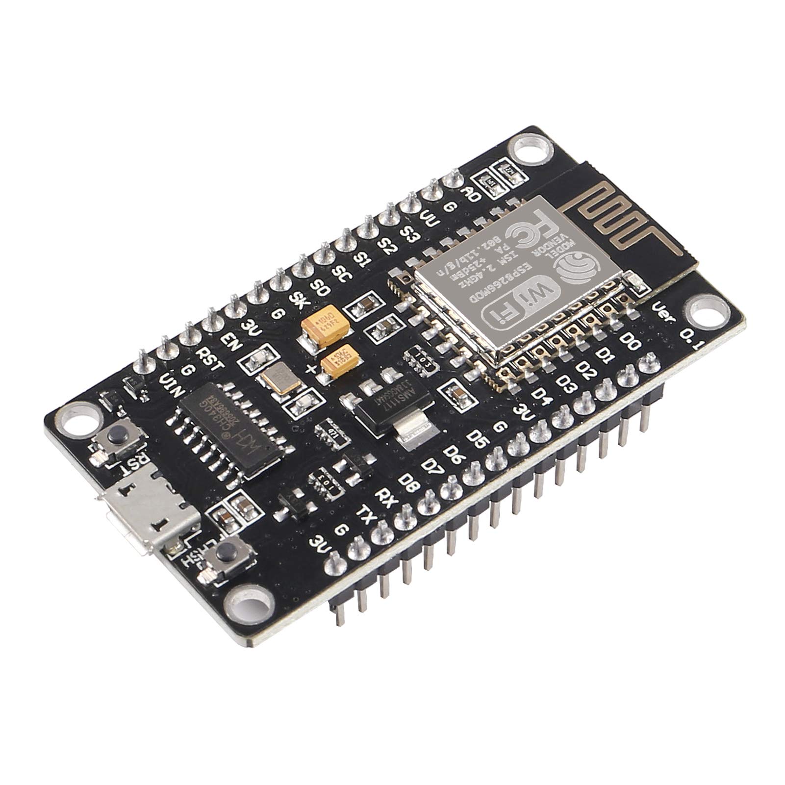 6pcs ESP8266 NodeMCU LUA CH340 ESP-12E WiFi Internet Development Board 4M Flash Serial Wireless Module for Arduino IDE/Micropython New Version