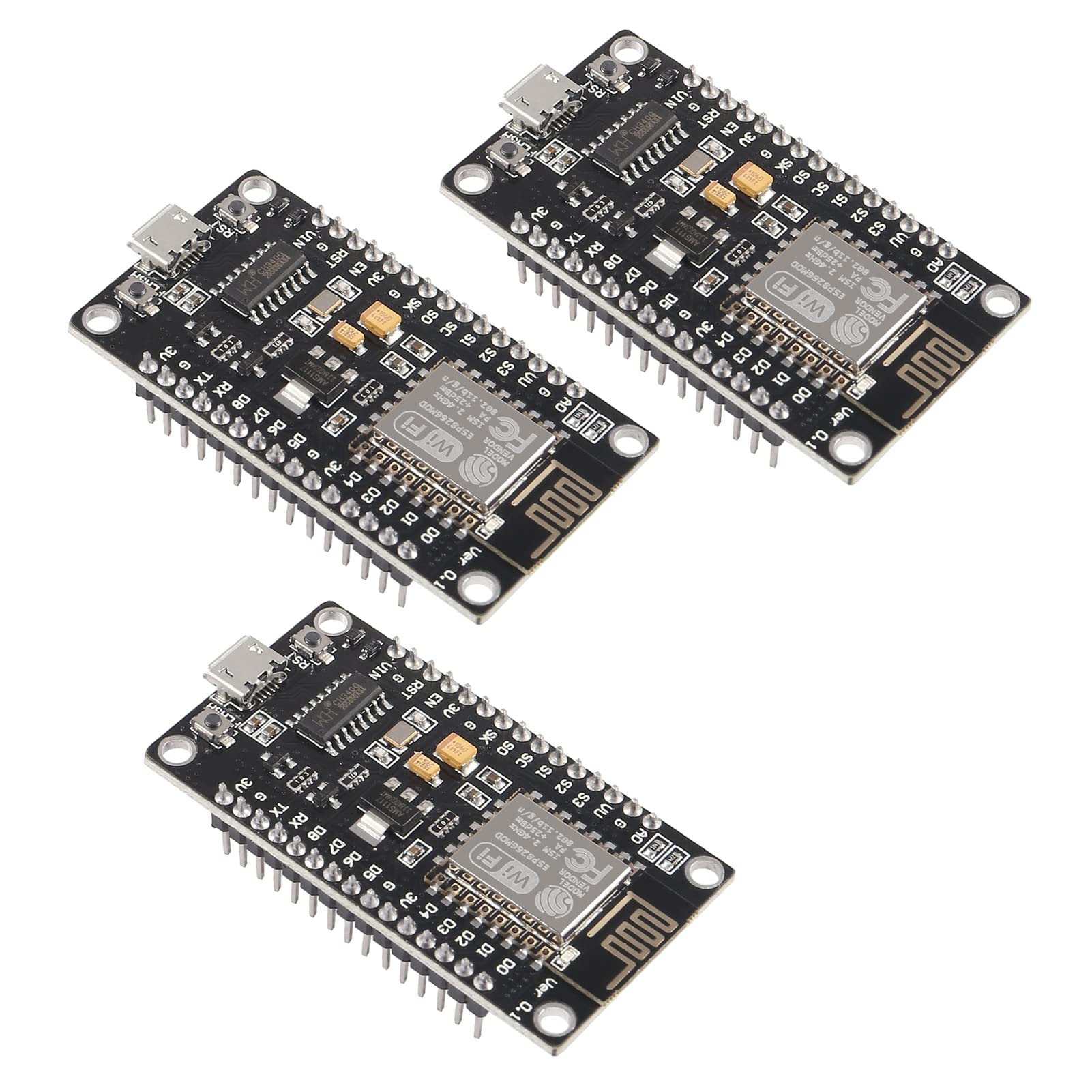 6pcs ESP8266 NodeMCU LUA CH340 ESP-12E WiFi Internet Development Board 4M Flash Serial Wireless Module for Arduino IDE/Micropython New Version