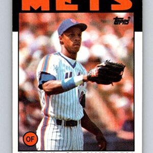 1986 Topps Baseball #80 Darryl Strawberry New York Mets Official MLB Trading Card (stock photo used, NM or better guaranteed)