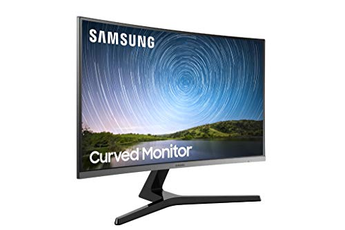 SAMSUNG 27-Inch CR50 Frameless Curved Gaming Monitor (LC27R500FHNXZA) – 60Hz Refresh, Computer Monitor, 1920 x 1080p Resolution, 4ms Response, FreeSync, HDMI,Black