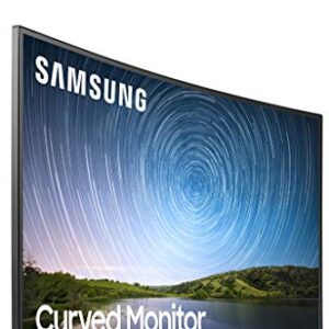 SAMSUNG 27-Inch CR50 Frameless Curved Gaming Monitor (LC27R500FHNXZA) – 60Hz Refresh, Computer Monitor, 1920 x 1080p Resolution, 4ms Response, FreeSync, HDMI,Black