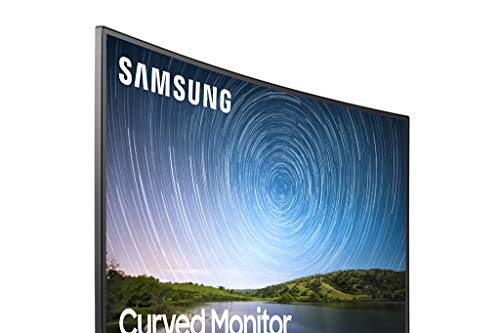 SAMSUNG 27-Inch CR50 Frameless Curved Gaming Monitor (LC27R500FHNXZA) – 60Hz Refresh, Computer Monitor, 1920 x 1080p Resolution, 4ms Response, FreeSync, HDMI,Black