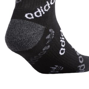 adidas Originals Men's Originals Forum Repeat Single Crew, Black/Onix Grey/White, Large