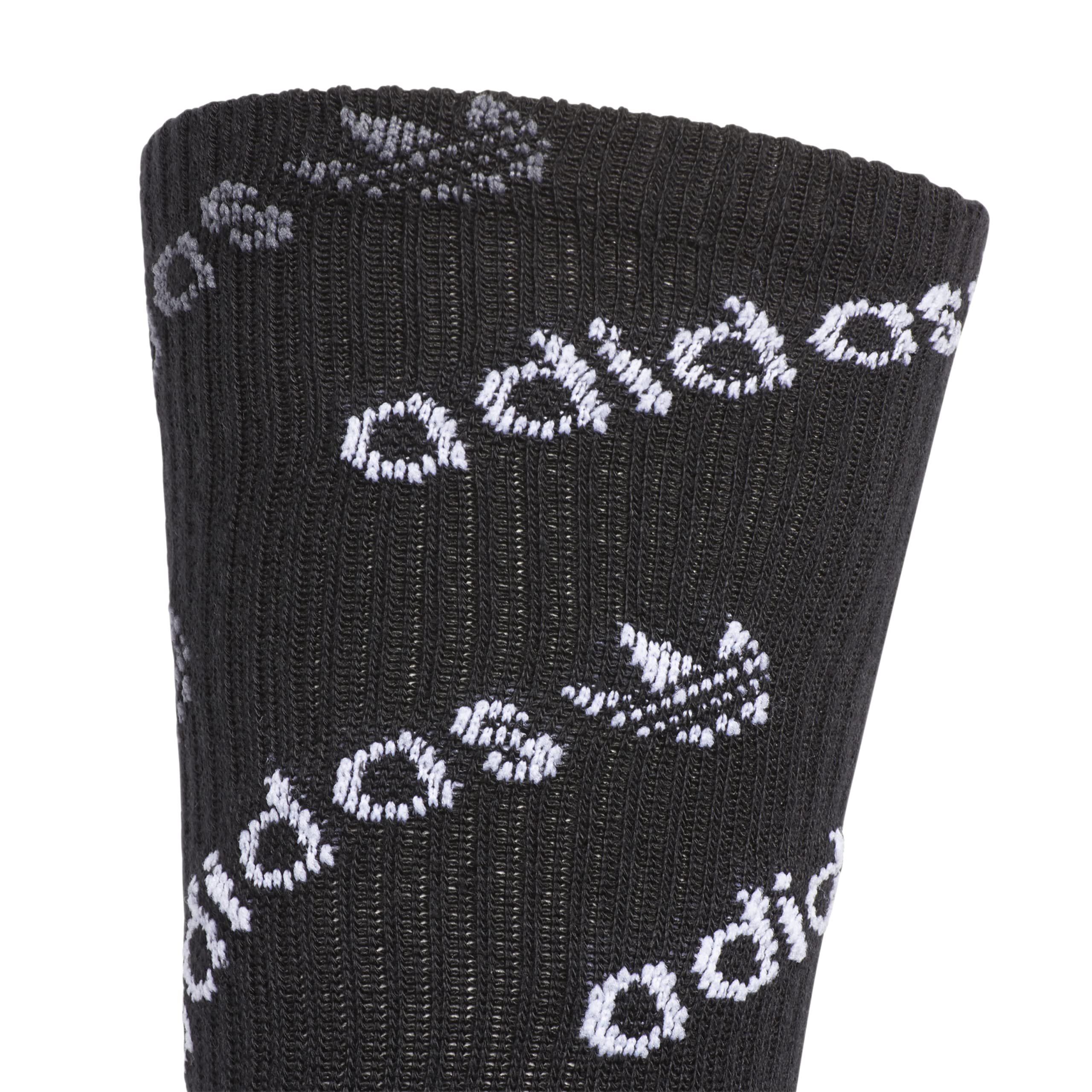 adidas Originals Men's Originals Forum Repeat Single Crew, Black/Onix Grey/White, Large