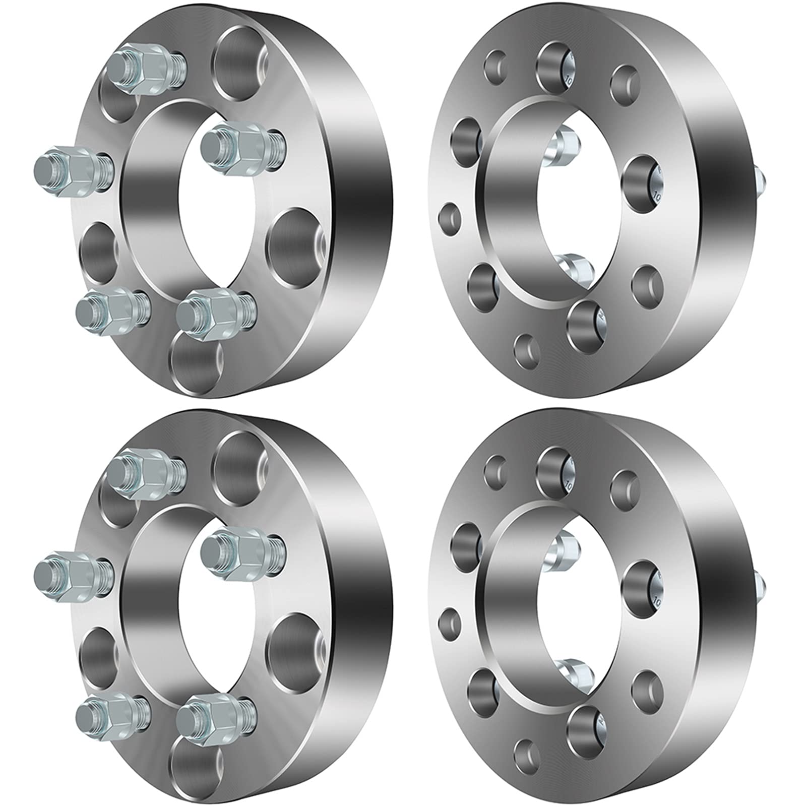 AUTOMUTO 4set 1.5" Thick 5 Lug Wheel Spacers Adapters 5x135 to 5x4.5 12x1.5 Studs fit for 1998-2002 for Expedition Wheel adapters for Navigator Wheel adapters