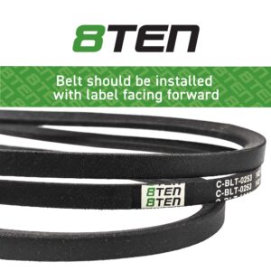 8TEN Engine to Deck Belt for Toro 62 inch Deck Z Master Z252L Z253 Z255 Z256 Z257 Z286E Z287L Z288E Z597-D 99-4647