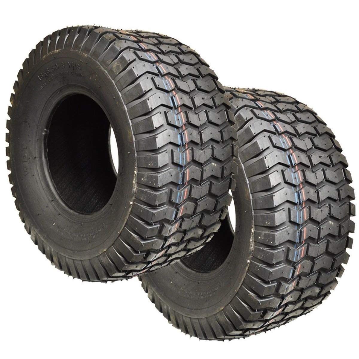 2PK 23x9.50-12 23x9.50x12 23x9.5-12 Turf Tire Compatible With John Deere, Kubota, Toro, Cub Cadet mowers