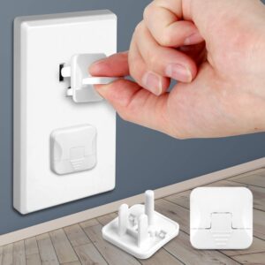 outlet covers baby proofing (40 pack) with hidden pull handle outlet plug covers prevent electric shock hazard outlet protector difficult for kids to remove child proof outlet covers outlet cap