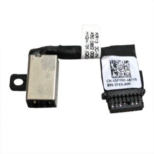 Zahara DC Power Jack with Cable Replacement for Dell INSPIRON 13 7373 7380 2-in-1 i7373 I7373-5558GRY-PUS P83G P83G001 P83G002 /13 7370 13.3" 3FYH0 03FYH0 450.0B502.0011 450.0B502.0001 (1 Piece)