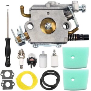 c1q-el24 carburetor with air filter fuel filter kit for husqvarna 123c 123l 123ld 223l 223r 322c 322r 323c 323l 325c 325cx 325l 325lx 326c 326l 326lx trimmer brushcutter pole saw edger,by liyyoo