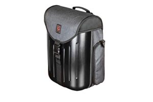 battle pack hard shell dj backpack -charcoal black