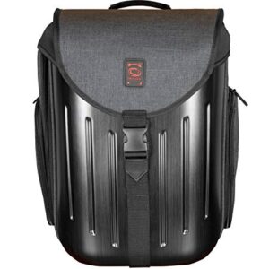 Battle Pack Hard Shell DJ Backpack -Charcoal Black