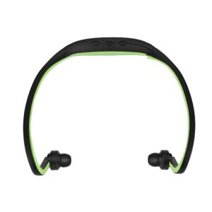 serounder bluetooth headset, sport wireless bluetooth 4.1 neckband earphone stereo headphones headset w/mic, tf card slot and hands-free calls(green)