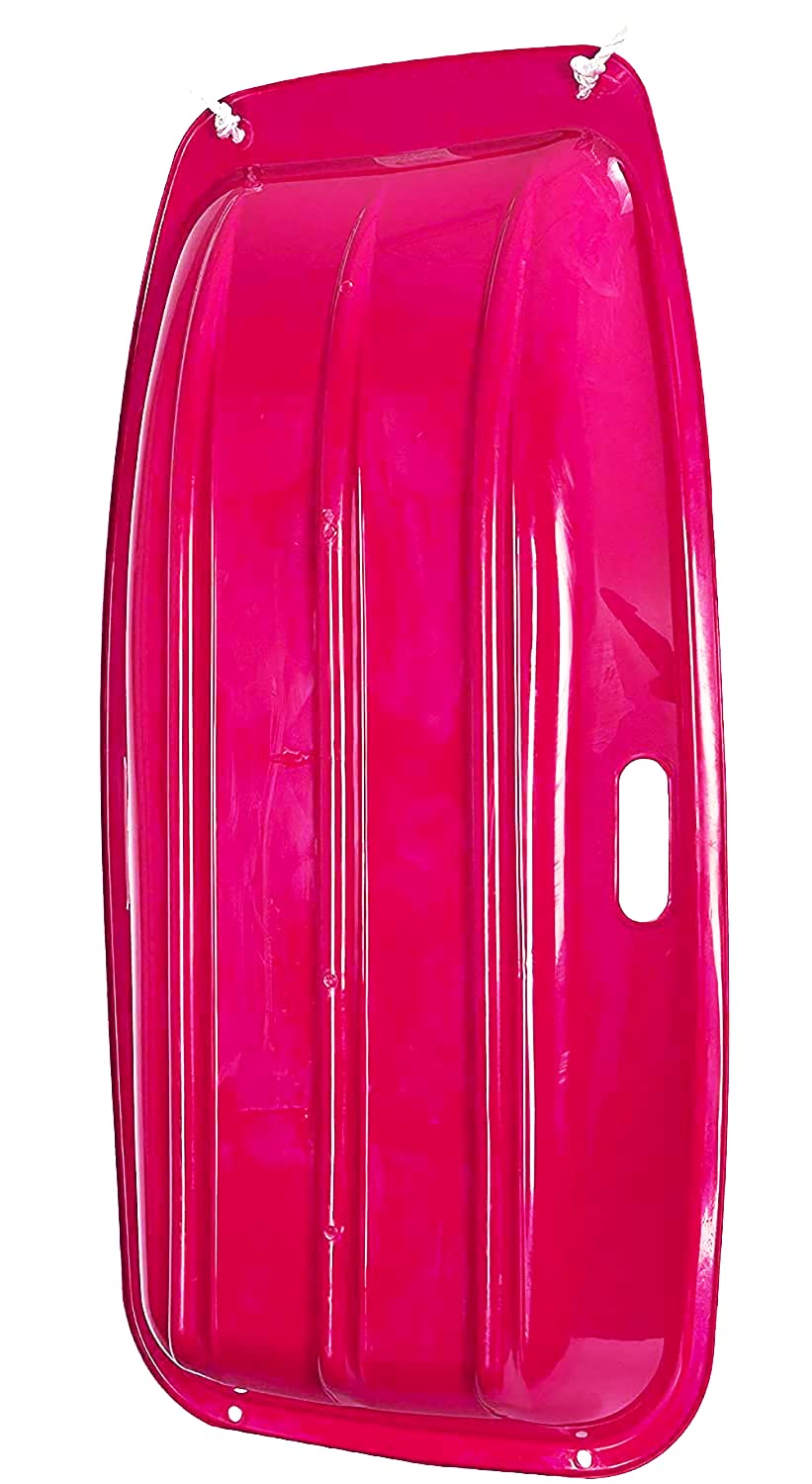 Avalanche Brands | Classic 35" Downhill Toboggan Snow Sled | Pink | Fit for 2 Riders