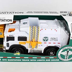 Daron NYC Sanitation Truck with Lights & Sounds 2019 New