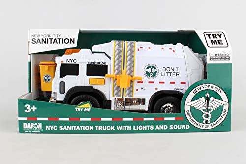 Daron NYC Sanitation Truck with Lights & Sounds 2019 New