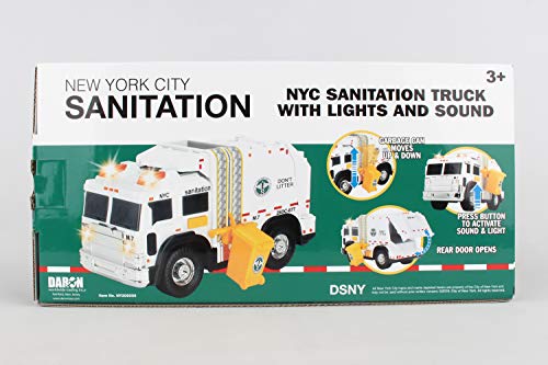 Daron NYC Sanitation Truck with Lights & Sounds 2019 New