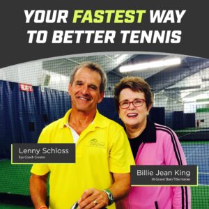 BILLIE JEAN KING'S Eye Coach Replacement Tennis Ball for Tennis Practice Trainer