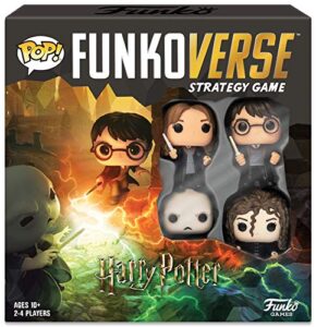 funko games funko harry potter 100 funkoverse - (4 character pack) english board game, multi colour - light strategy board game for children & adults (ages 10+) - 2-4 players - gift idea