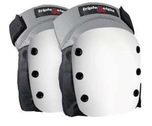 triple eight street knee pads for skateboarding with adjustable straps (1 pair)