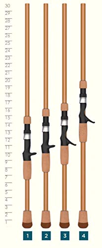 St. Croix Rods Legend Glass Spinning Rod, Honey Pearl, 6’10" - Feet