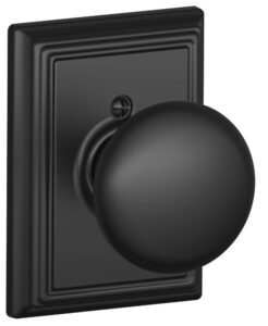 schlage f170ply622add schlage f170-ply-add plymouth non-turning one-sided dummy door knob with decorative addison rosette