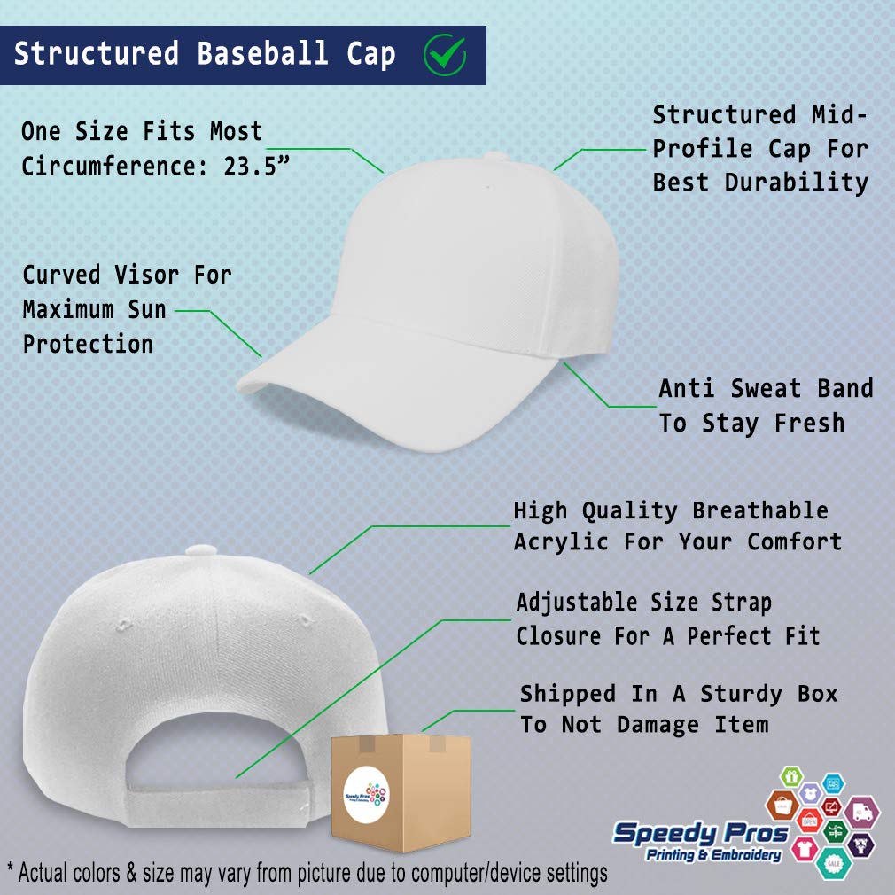 Baseball Cap Monarch Butterfly Embroidery Acrylic Dad Hats for Men & Women Strap Closure White Design Only