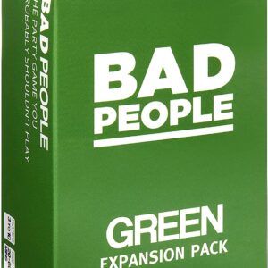 BAD PEOPLE Party Game - Green Expansion - 100 New Question Cards for The Hilarious Adult Card Game for Fun Parties & Board Games Night with Your Group - Find Out What Your Friends Really Think of You