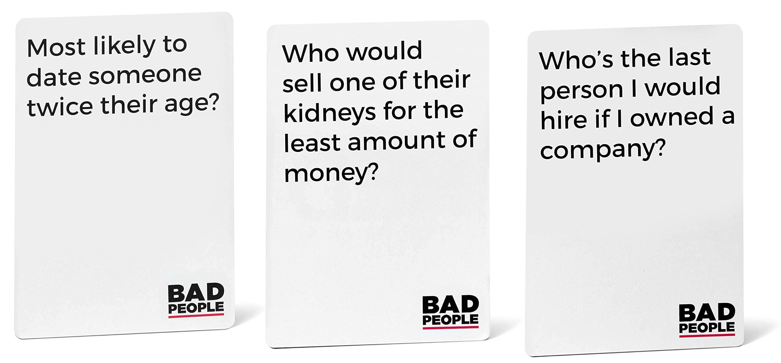 BAD PEOPLE Party Game - Green Expansion - 100 New Question Cards for The Hilarious Adult Card Game for Fun Parties & Board Games Night with Your Group - Find Out What Your Friends Really Think of You