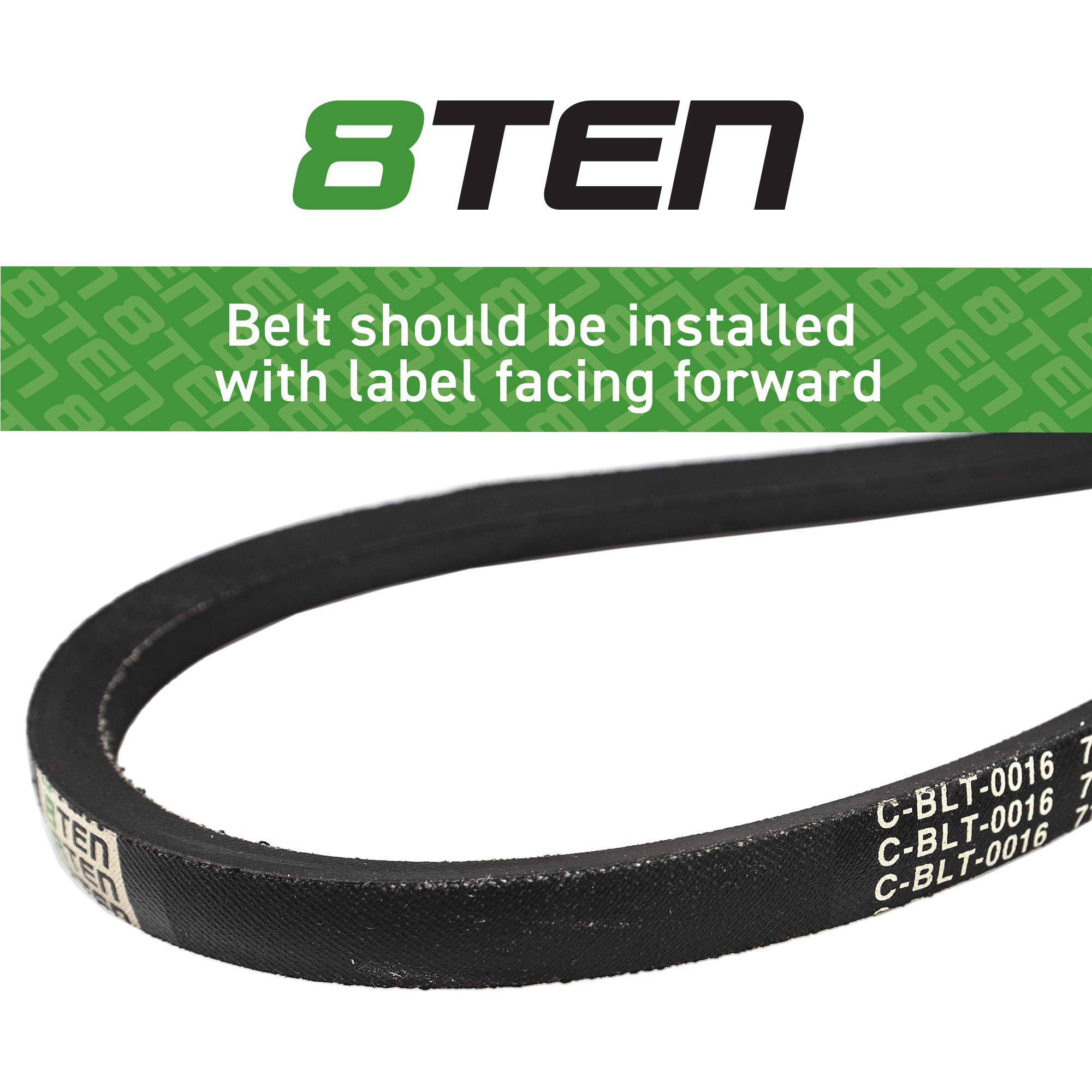 8TEN Drive Belt for MTD Troy Bilt White Outdoor 754-04249 954-04249A LT3800 LT4200 TB42 CLT38G CLT42G T105 T110