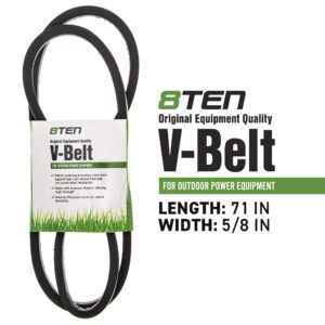 8TEN Drive Belt for MTD Troy Bilt White Outdoor 754-04249 954-04249A LT3800 LT4200 TB42 CLT38G CLT42G T105 T110