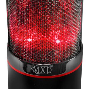 MXL 990 Condenser Microphone for Podcasting, Singing, Home Studio Recording, Gaming & Streaming | Red LED Lights | XLR | Large Diaphragm (Blaze)