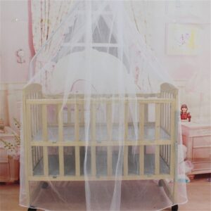 belupai Crib Mosquito Net, Stylish and Sturdy Unisex Infant Baby Tent Net, Protect YourBaby from Mosquitoes and Bugs