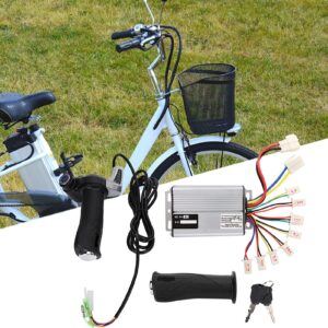 36v 48V 1000W Motor Brushed Speed Controller with Locking Throttle Grip & Power Display for E-Bike(48V 1000W)