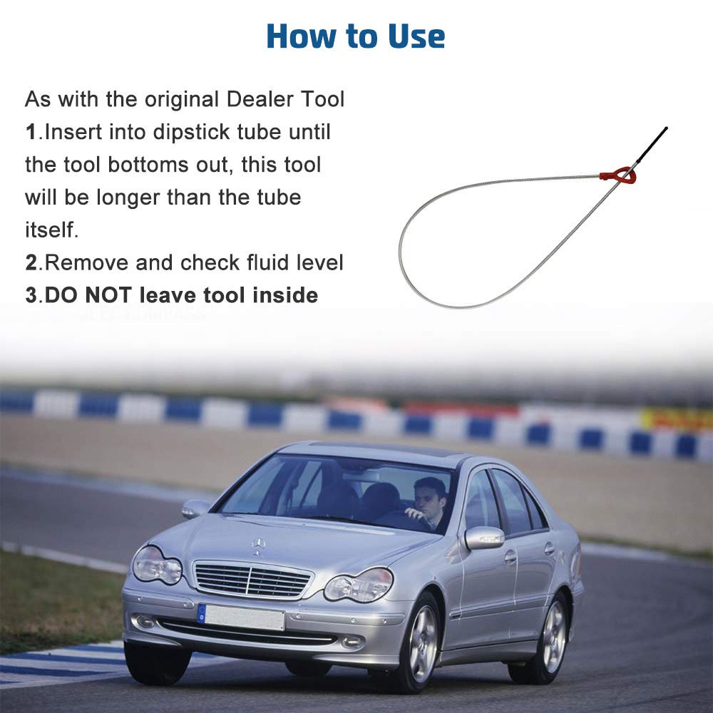 Transmission Dipstick for Mercedes 722.6 Transmissions With Replace OE Part # 140589152100 and 1409910055