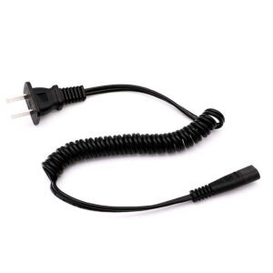 Shaver Charger Cord Adapter Charger Universal 2 Pin Shaver Power Lead for Norelc o Remingto n Grundi g Brau n Coile d